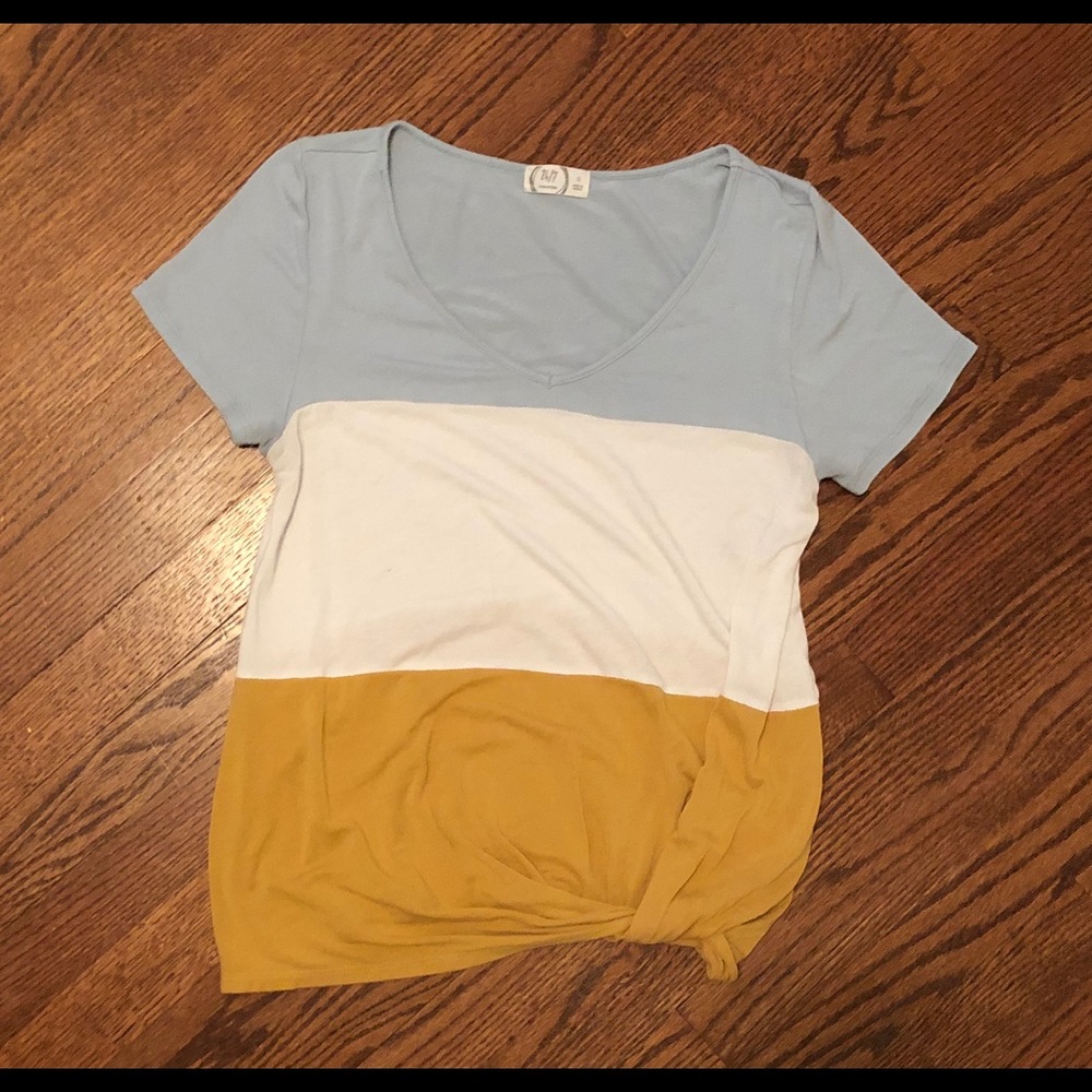 Maurices 24/7 Stripped Knot Shirt